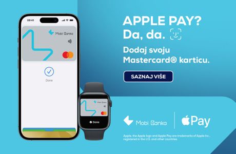 Mobi Banka Apple pay
