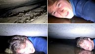 Mladić se zaglavio u pećini i snimao ceo užas: Ovi kadrovi izazivaju jezu u kostima