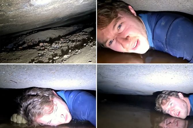 pecina zaglavljen pecina zaglavljen