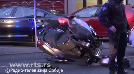 Beograd povređen motociklista