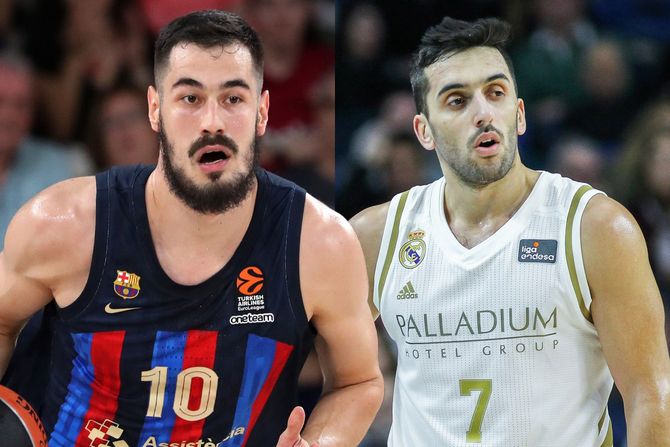 Nikola Kalinić i Facundo Campazzo