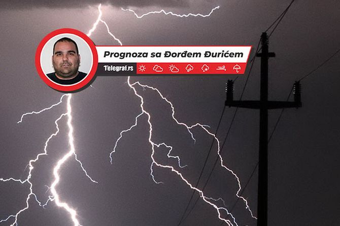 Prognoza sa Đorđem Đurićem grmljavina nevreme munje Prognoza sa Đorđem Đurićem grmljavina nevreme munje