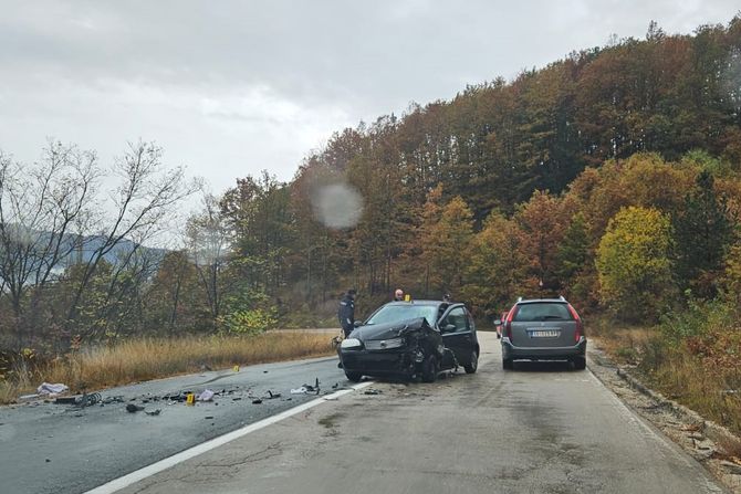 Saobraćajka na putu Užice - Višegrad