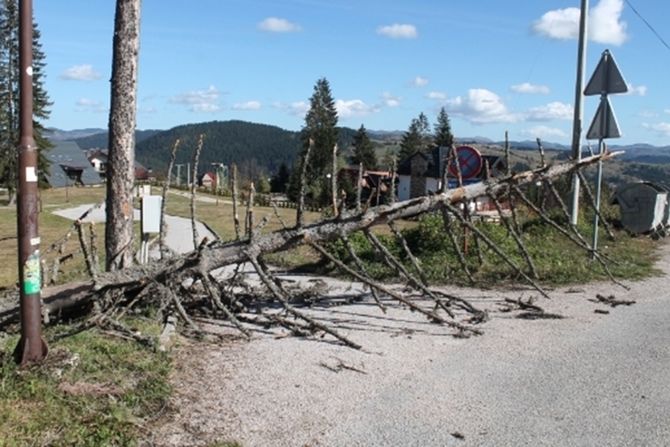 Zlatibor, Zlatar, olujni vetar