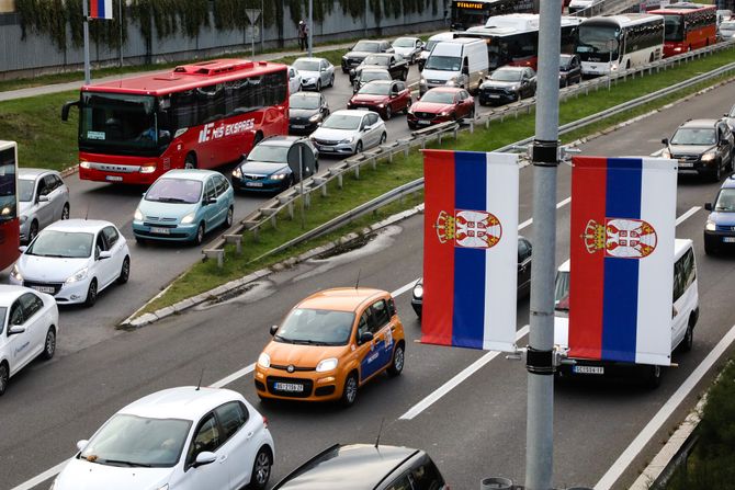 Gužva Gazela autoput auto-put