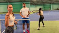 Novak trenirao s najatraktivnijom srpskom teniserkom i dobio lekciju: Njena životna priča je neverovatna!