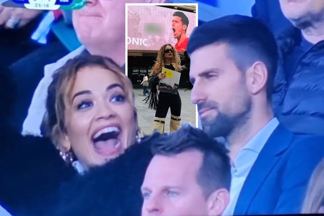 Novak Đoković i Rita Ora Novak Đoković i Rita Ora