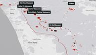 Objavljena najjezivija mapa napada Hamasa na Izrael: Ovo su mesta na kojima su ubijeni i kidnapovani ljudi
