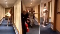 Bizaran okršaj u hotelu: Potpuno nag rešio da se svađa zbog buke, a završio isprskan PP aparatom