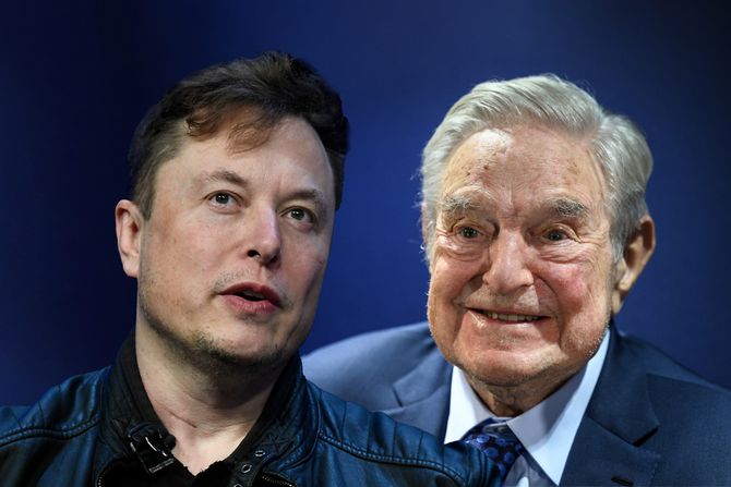 Ilon Mask i Džordž Soroš Ilon Mask i Džordž Soroš