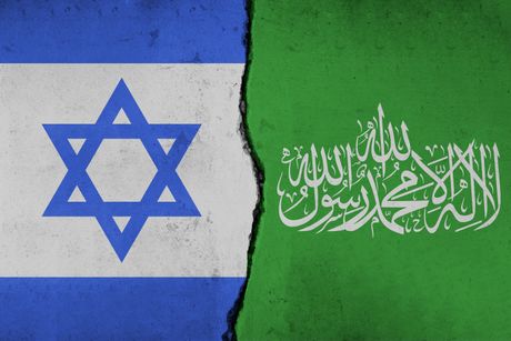 Izrael Hamas  zastave