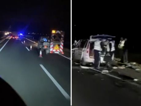 Saobraćajna nesreća Autoput od Sremske Mitrovice ka Rumi