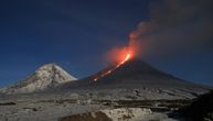 Došlo do erupcije vulkana Šiveluč na Kamčatki