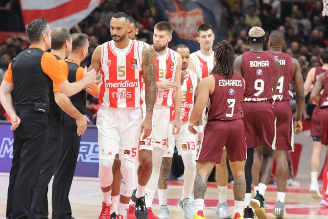 Košarka Evroliga KK Crvena Zvezda Bajern Minhen Košarka Evroliga KK Crvena Zvezda Bajern Minhen