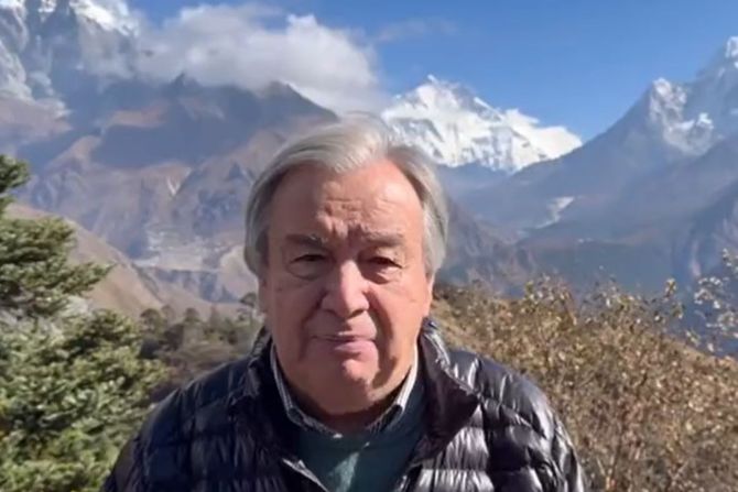 antonio gutereš, mont everest