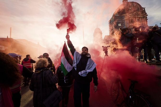 Berlin, Nemačka, propalestinski protest