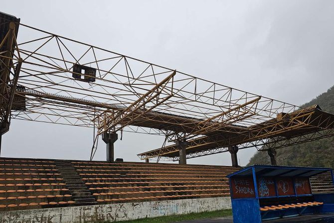 Drvar vetar nevreme oštećen stadion