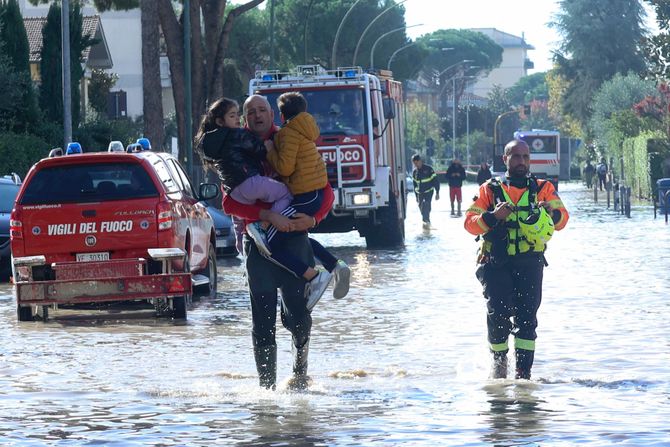 Italija Toskana poplave