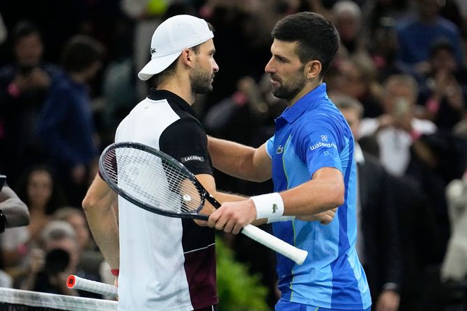 Novak Đoković Grigor Dimitrov Novak Đoković Grigor Dimitrov