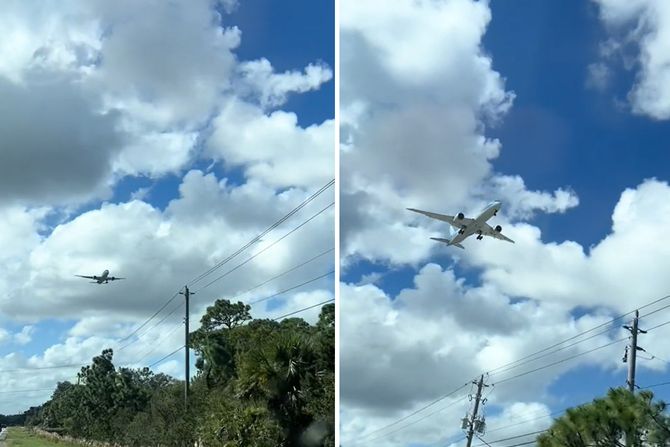 Avion zaledjen u vazduhu Avion zaledjen u vazduhu