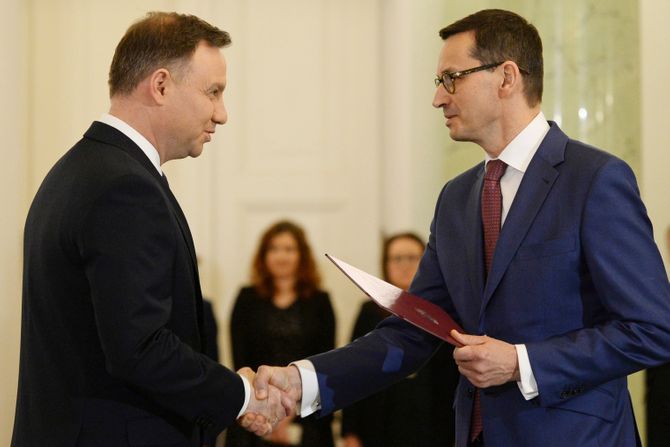 Anždej Duda i Mateuš Moravijecki