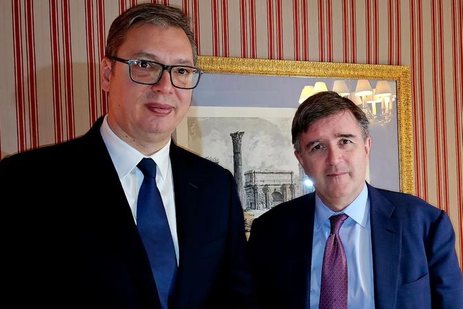 Aleksandar Vučić i Džejms O’Brajan Aleksandar Vučić i Džejms O’Brajan