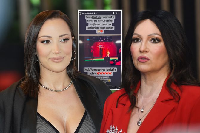 Aleksandra Prijović i Nina Badrić Aleksandra Prijović i Nina Badrić