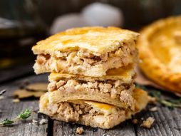 pita, pita sa mesom, meso, doručak