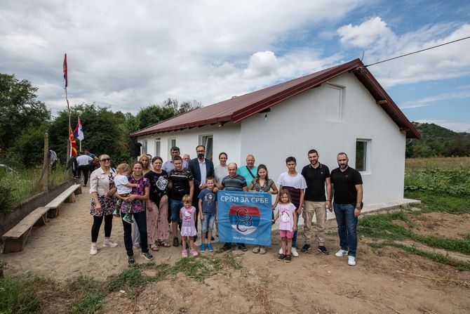 Dragan Trajkovski i porodica uselili se u svoj novi dom u selu Pelince, nedaleko iz Kumanova