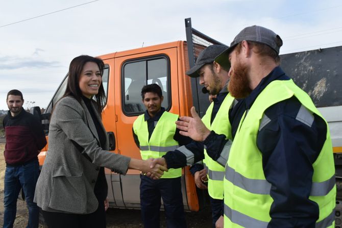 Irena Vujović u Smederevu otpad