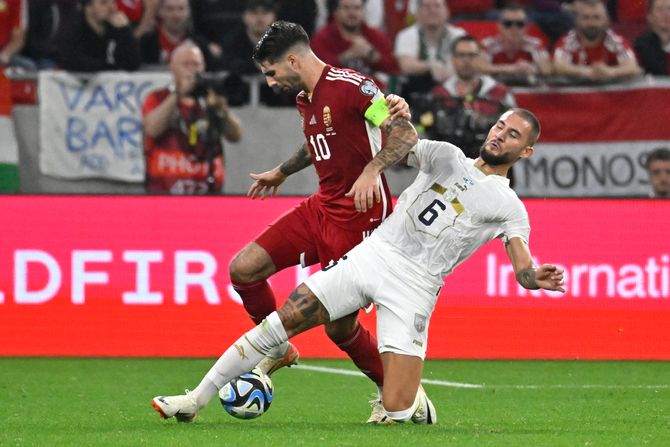 Dominik Soboslaj i Nemanja Gudelj, Mađarska - Srbija Dominik Soboslaj i Nemanja Gudelj, Mađarska - Srbija