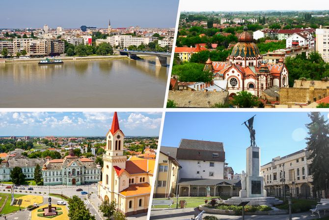 Subotica, Novi Sad, Zrenjanin i Šabac