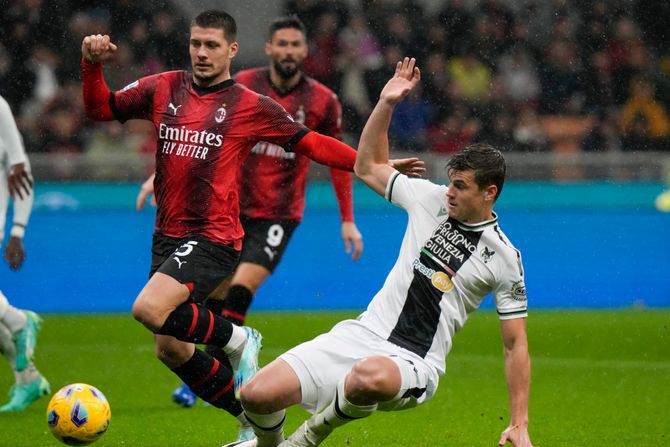 Luka Jović i Jaka Bijol, FK Milan i FK Udineze