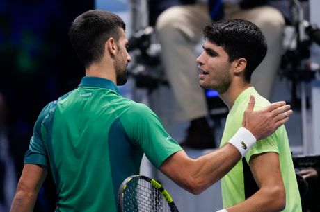 Novak Đoković i Karlos Alkaraz Novak Đoković i Karlos Alkaraz