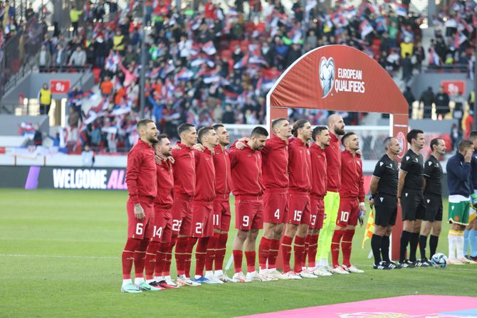 Fudbal Srbija - Bugarska Leskovac