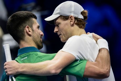 Novak Đoković i Janik Siner Novak Đoković i Janik Siner