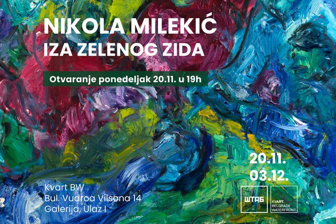 Izložba "Iza zelenog zida" u galeriji KvArt BW