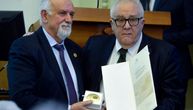 Dobitnici nagrade "Medalja SANU" akademici Vladimir Kostić i Gojko Subotić