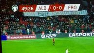 "Bog je šiptar": Albanci skandaoloznim transparentom proslavili odlazak na Evropsko prvenstvo