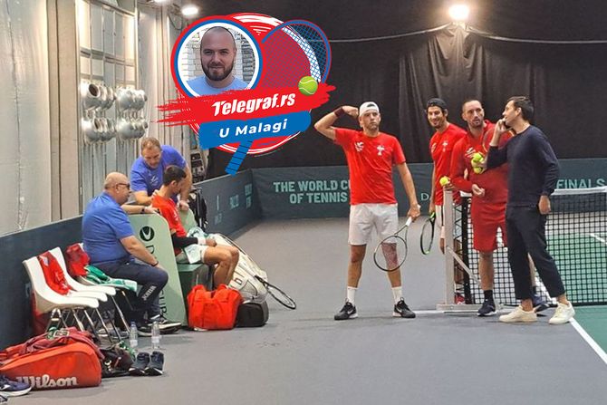 Novak Đoković Malaga Telegraf u Malagi Novak Đoković Malaga Telegraf u Malagi