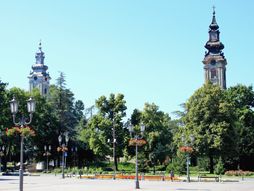 Vrbas, centar, panorama grada