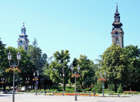 Vrbas, centar, panorama grada