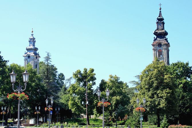 Vrbas, centar, panorama grada