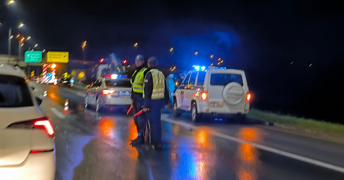 Lančani sudar na auto-putu kod Uba