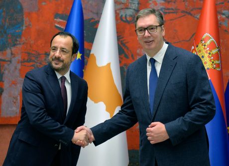 Aleksandar Vučić i predsednik Kipra Aleksandar Vučić i predsednik Kipra