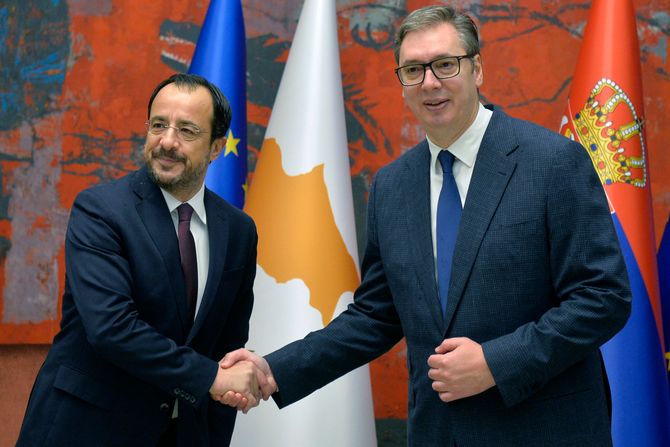 Aleksandar Vučić i predsednik Kipra Aleksandar Vučić i predsednik Kipra