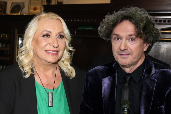 Vesna Zmijanac i Goran Bregovic Vesna Zmijanac i Goran Bregovic