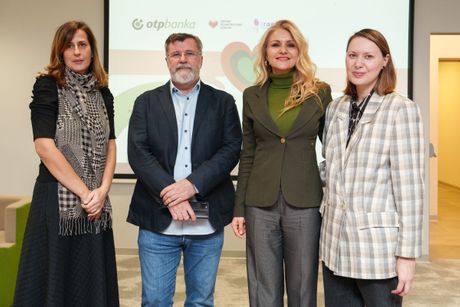 Predstavnici OTP banke, fondacije Trag i Srpskog filantropskog foruma