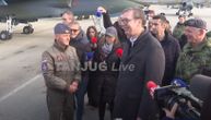 Predsednik Vučić obišao vojnu opremu na aerodromu "Pukovnik-pilot Milenko Pavlović": Slede ogromna ulaganja