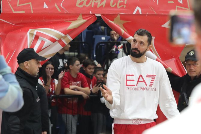 Nikola Mirotić  KK Crvena zvezda - KK Olimpija Milano